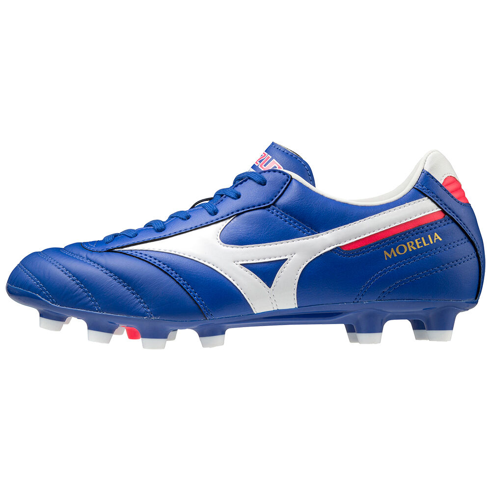 Mens Mizuno Morelia II Pro Soccer Cleats Blue/White Philippines (IWAYGC203)